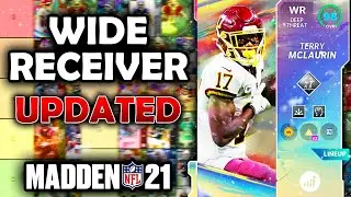 RANKING the BEST Wide Receivers in Madden 21 Ultimate Team (Tier List)