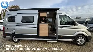 Автотур: Knaus Boxdrive 680 ME — элегантный дизайн, большой гараж и настоящий туристический комфорт!