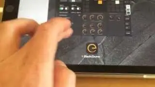 Elastic Drums connected to Ableton Live via Midimux & Audimux
