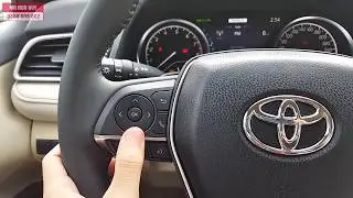 Hướng dẫn Bật/Tắt hệ thống Cảnh báo điểm mù, Cảm biến, Kính lái HUD, Chỉnh rèm sau Toyota Camry 2.5Q