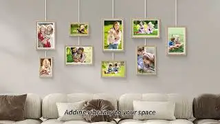 The Smart Digital Photo Frame Wall: A Home Decor Revolution!