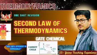 Second Law + Carnot Engine One Shot | Chapter wise Revision | GATE Chemical Engineering | ACE