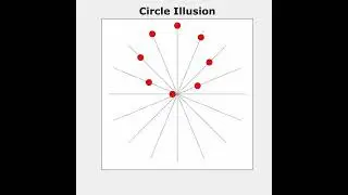 Circle Illusion - Moving dots to rotating circle (1.0.7)