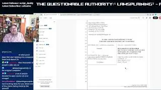 Questionable Authority Litigation Disaster Tour Hour, 24 October 2024
