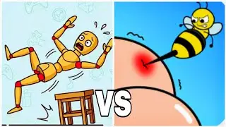 Help Out Story Brain vs kick Ragdoll Games Smash Doll - All Level New Update 