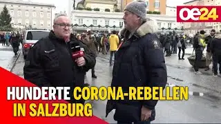 Hunderte Corona-Rebellen in Salzburg