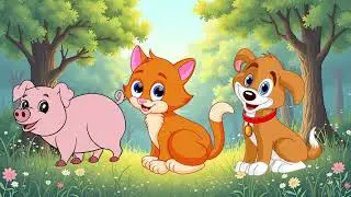 Animal Sounds Song 🐒🐯 | Animal Stories for Toddlers - ABC Kid TV | Nursery Rhymes & Kids Songs
