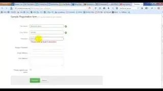 bootstrap form validation