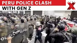 Peru Police Clash With Gen Z Protesters in Lima, Tear Gas Used Against Crowds | NewsX