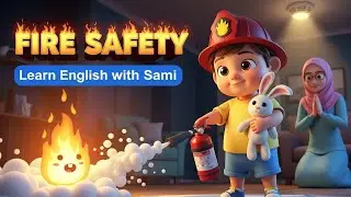 How to Teach Fire Safety & Learn English with Sami | GlowBabyTV