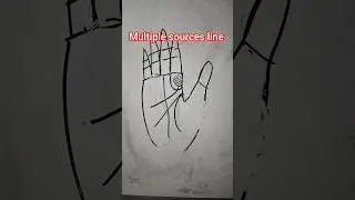 multiple sources lines। jupiter mount।#palmistry #shots #astrology #jupiter
