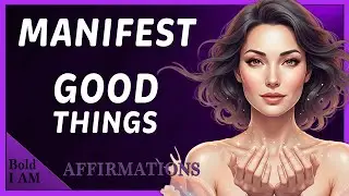 5-minute Affirmations to MANIFEST GOOD THINGS 🌟 Attract Good Energy, Good News, Good Days