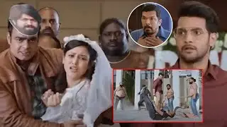 Burra Katha Movie Climax Non Stop Comedy Scene || Aadi Saikumar || Abhimanyu Singh || Cinema Theatre