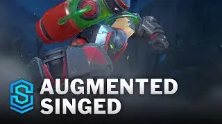 Augmented Singed Wild Rift Skin Spotlight