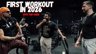 First Workout 2026 - CHEST DAY w/ The Crew