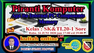 Apa itu Internal PC Components - Memory, Kuliah online Terbaik sambil berkerja