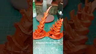 WIP Tyranid 3D-printed terrain pt2