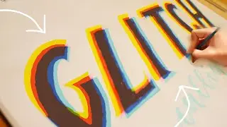 ⚡GLITCH Calligraphy again? | BAMs Way Style! (tutorial)