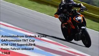 Onboard KTM 1290 SDR Automotodrom Grobnik Rijeka