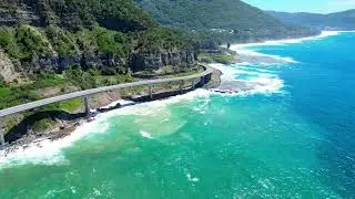 Flying over NSW most iconic bridge || Sea Cliff Bridge || 2025 