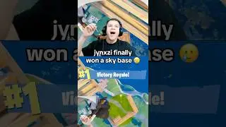Jynxzi won from a sky base!