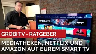 So könnt ihr die Mediatheken, Netflix und Amazon auf eurem SMART TV sehen