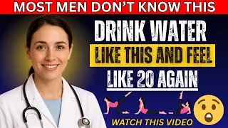 Urologist Drink Water Like THIS to Improve Performance After 50  Dr Jennifer berman #menover50 #love