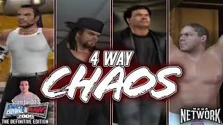4 Way CHAOS on Smackdown Vs Raw 2006 - @ScottJay01's DEFINITIVE EDITION MOD!