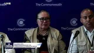 ELECTIONS 2025: Press Conference by the Commonwealth Observer Group