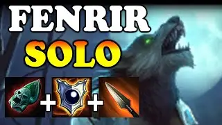 ОН БЕЗУМЕН СОЛО - Fenrir - Smite Solo Gameplay