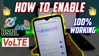How To Enable 4G Volte In #bsnl | How To Resolve Network Problem In BSNL Sim | 4G Volte Activation