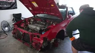 Сборка ACURA INTEGRA за 10 минут! | Замена B16A | Автомат на 5-ступенчатую коробку передач! da9 d...