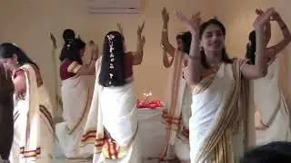 Amazing thiruvathira by Beautiful ladies Saree