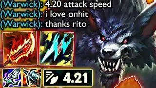 ON-HIT WARWICK IS BROKEN (SEASON 13.5 .. WTF RIOT)