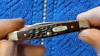 Case Pen knife Brown Delrin 6233