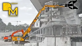 CATERPILLAR 336F LONGFRONT BAGGER REISST SCHWIMMHALLE AB [2] BAUSTELLE ABBRUCH  DREAM MACHINES