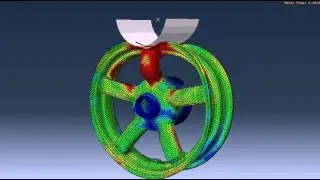 Abaqus Static Case (Wheel disk)