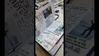 Flip thru my travel journal with me