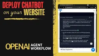 Deploy OpenAI Agent Builder Workflow in Production at Your Website | Integrate Chatbot in Website
