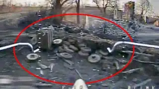 Drone Strike Anti-Tank Mine Pile