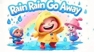 Labubu Rain Rain Song 🌧️ | Fun Kids Dance & Splash in Garden | Nursery Rhymes by Zubby Kids #labubu