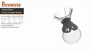 Brewista Smart Brew Hourglass Brewer 8 &Kappa;&omicron;ύ&pi;&epsilon;&sigmaf; 1200ml - BaristaTools.gr