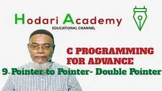 C Programming for Advanced - 9. Pointer to Pointer-Double Pointer