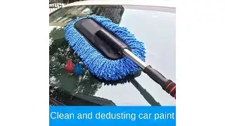Microfiber Car Wash Brush Mop Kit, Mitt Sponge With Long Handle Car C #eaffilifest #trending #viral