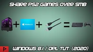 Руководство по совместному использованию игр OPL PS2 с помощью протокола SMB Ethernet и Windows 8...