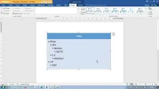 MS WORD 2016,2021,2013,2019,2007  Insert Tab, Smart Art Option