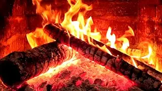 🔴 COZY WINTER CABIN FIREPLACE 🔥 THUNDERSTROM SOUNDS FOR SLEEPING FIREPLACE ‼️ ETERNAL FIRE