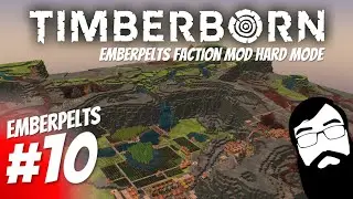 Let's solve our remaining water contamination with explosives!! Timberborn Emberpelts Hard Mode Ep10