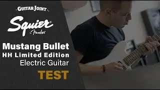 Olympic White Squier Bullet Mustang HH Limited Edition Electric Guitar TEST