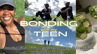 Vlog&bull; Bonding with My Teen &bull; Running Hills &bull;Preparing Okra Water Part 1 #vlog